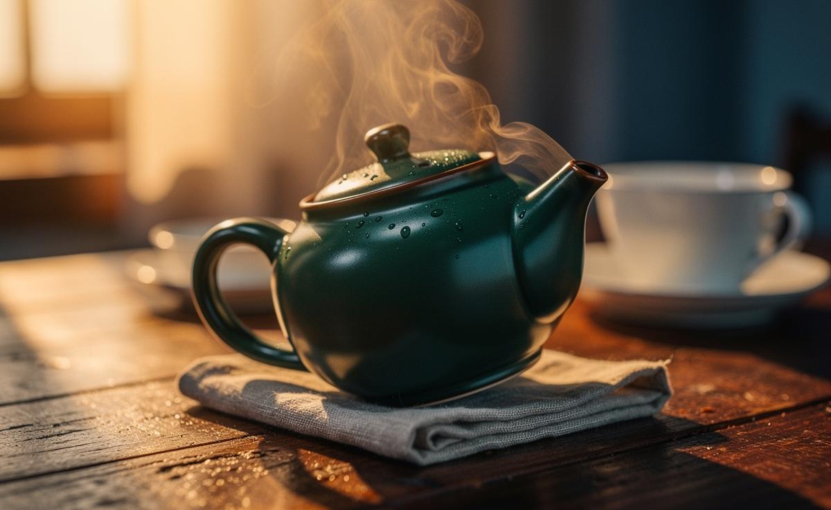 Teapot position that keeps flavour rich: why angling spout-side down preserves aroma